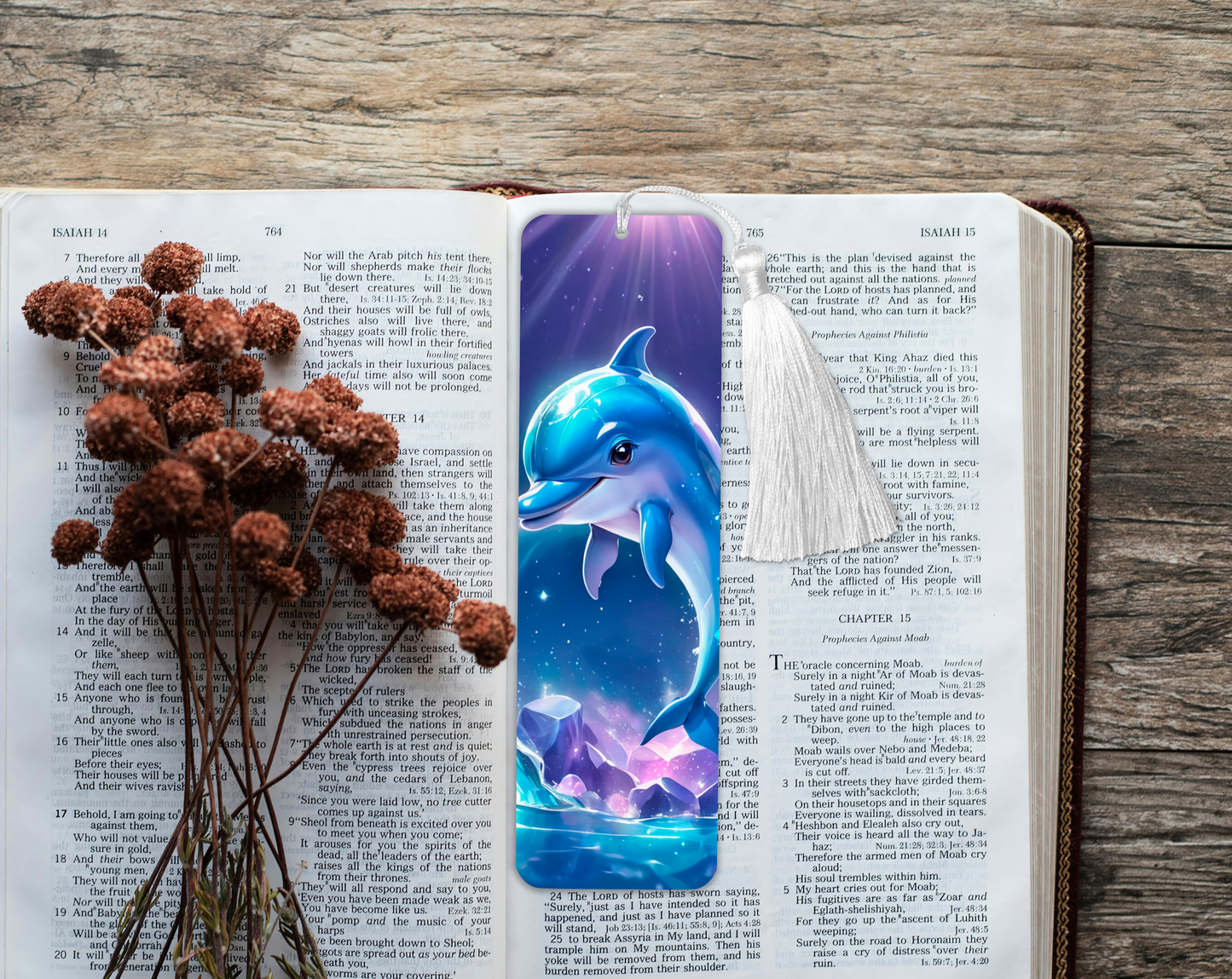Dolphin Aluminium Bookmark, Stylish Metal Page Marker for Books,Journals