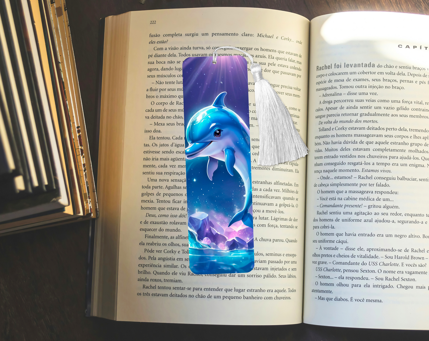 Dolphin Aluminium Bookmark, Stylish Metal Page Marker for Books,Journals