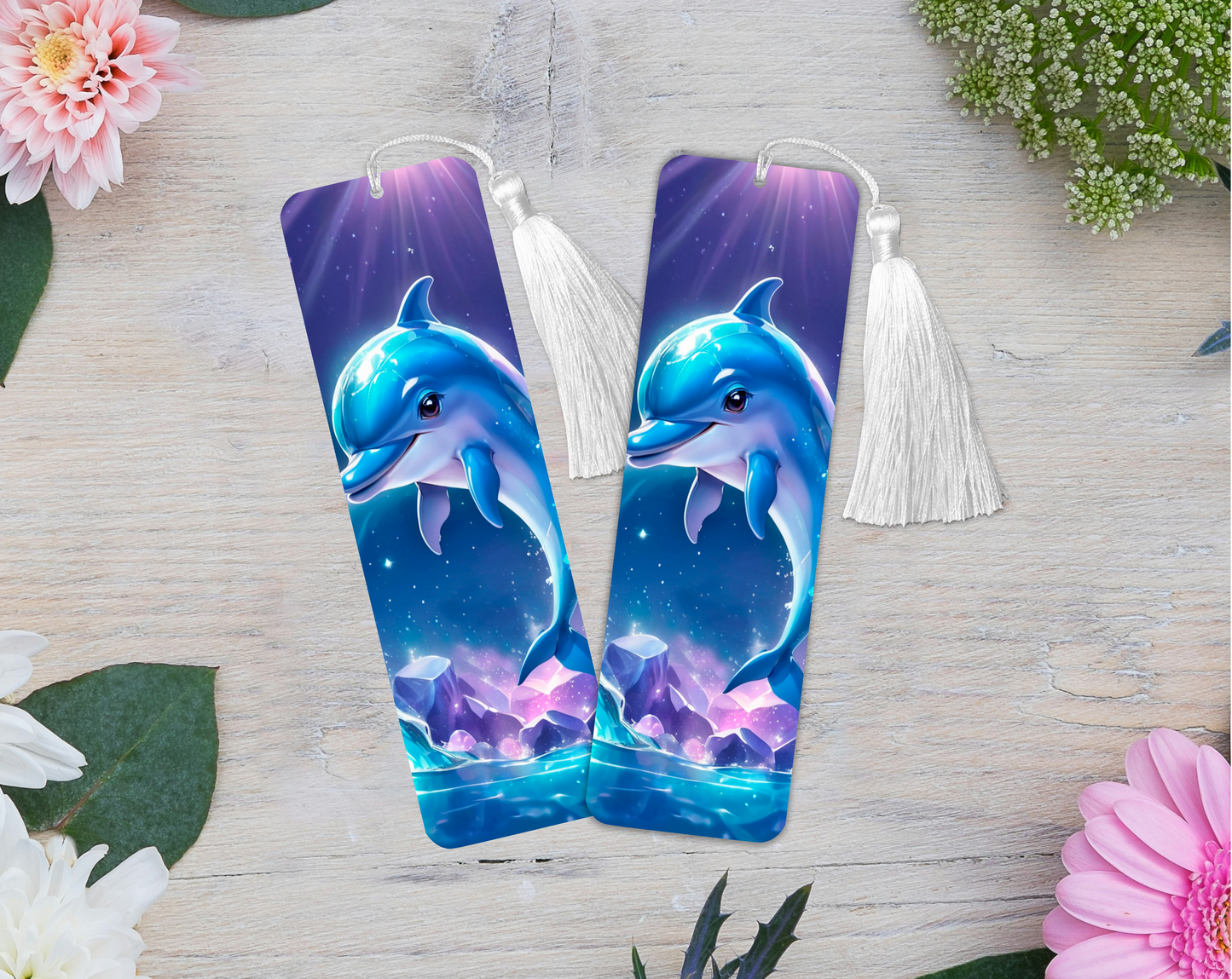 Dolphin Aluminium Bookmark, Stylish Metal Page Marker for Books,Journals