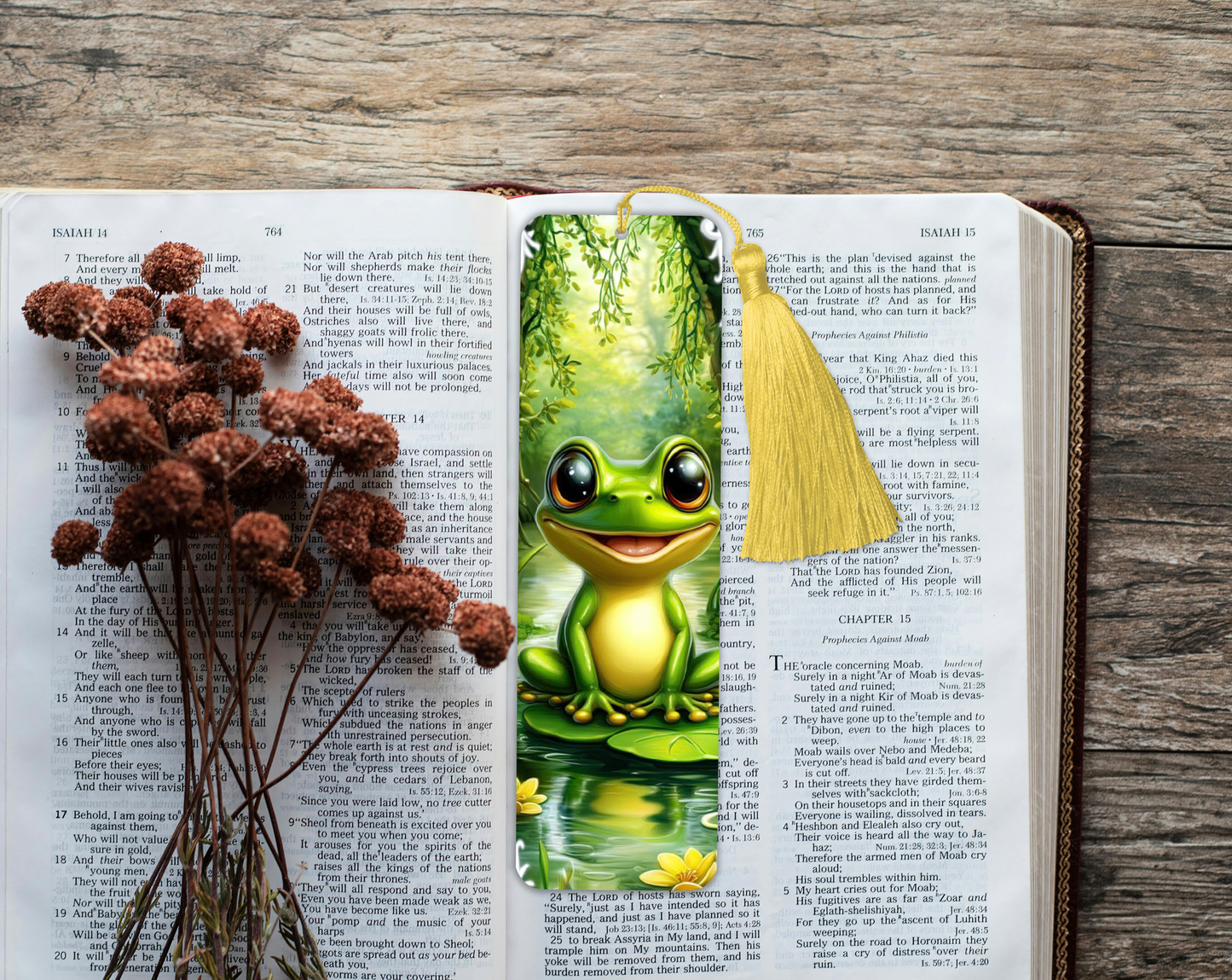 Frog Aluminium Bookmark, Stylish Metal Page Marker for Books,Journals