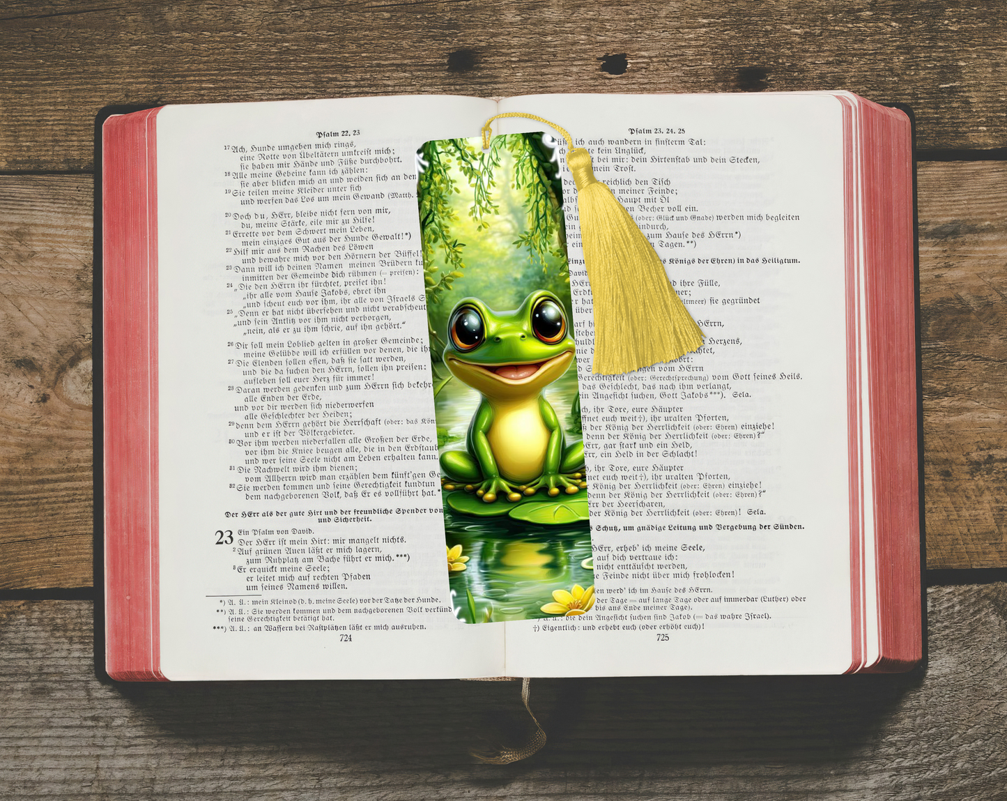 Frog Aluminium Bookmark, Stylish Metal Page Marker for Books,Journals