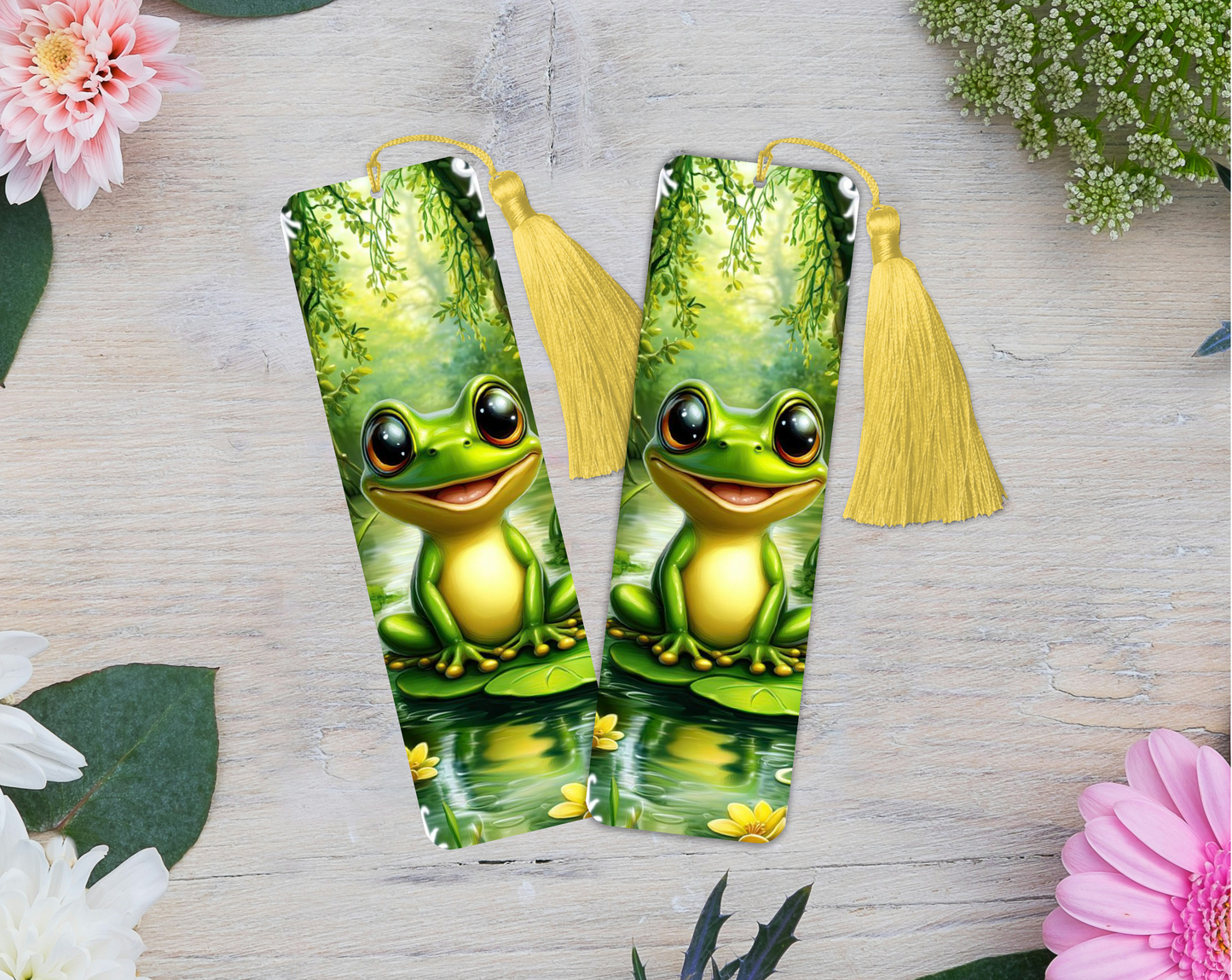 Frog Aluminium Bookmark, Stylish Metal Page Marker for Books,Journals