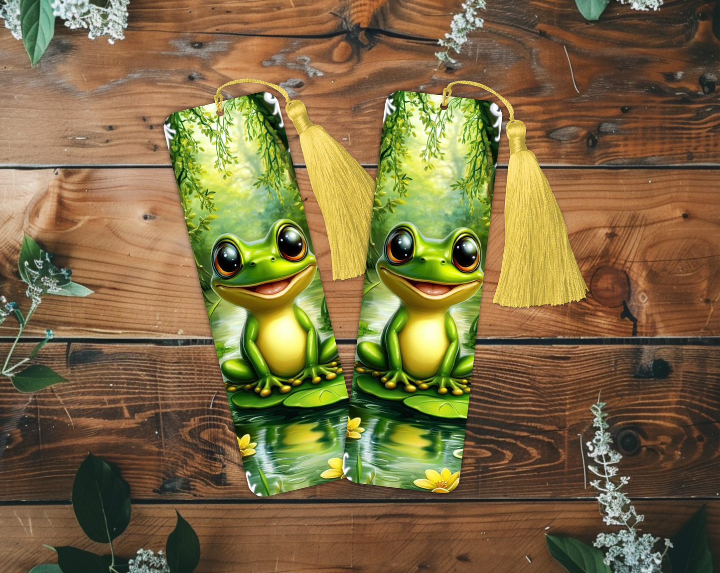 Frog Aluminium Bookmark, Stylish Metal Page Marker for Books,Journals