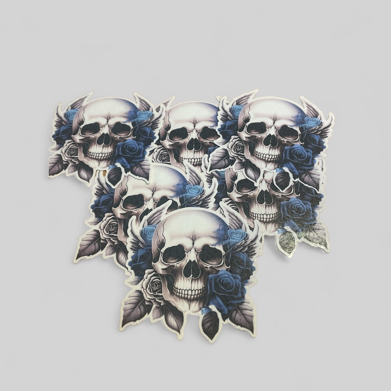 Blue Rose Vinyl Sticker ,Laptop, scrapbook, junk journal ,crafts, Water Bottle