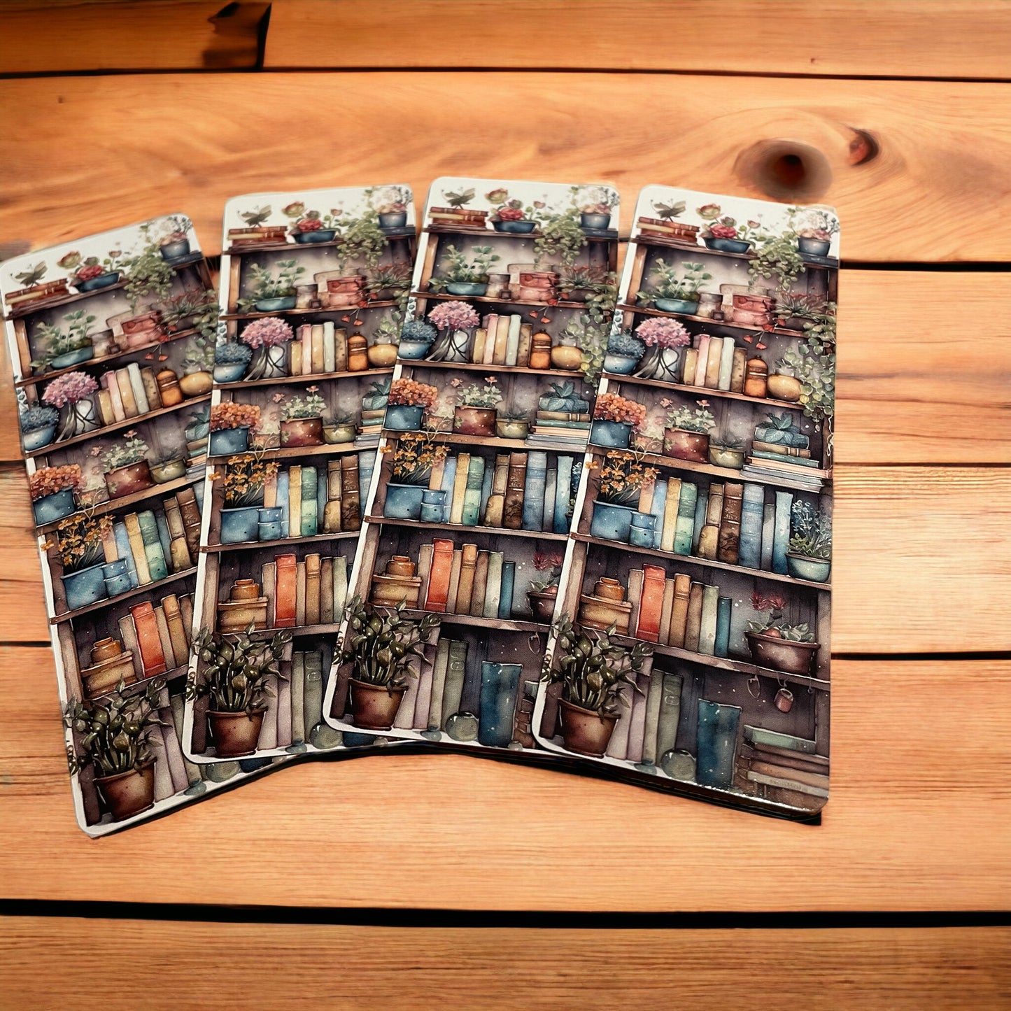 Lovely illustrated printed bookmark, Page Saver, Book Lover Gift, Book shelf