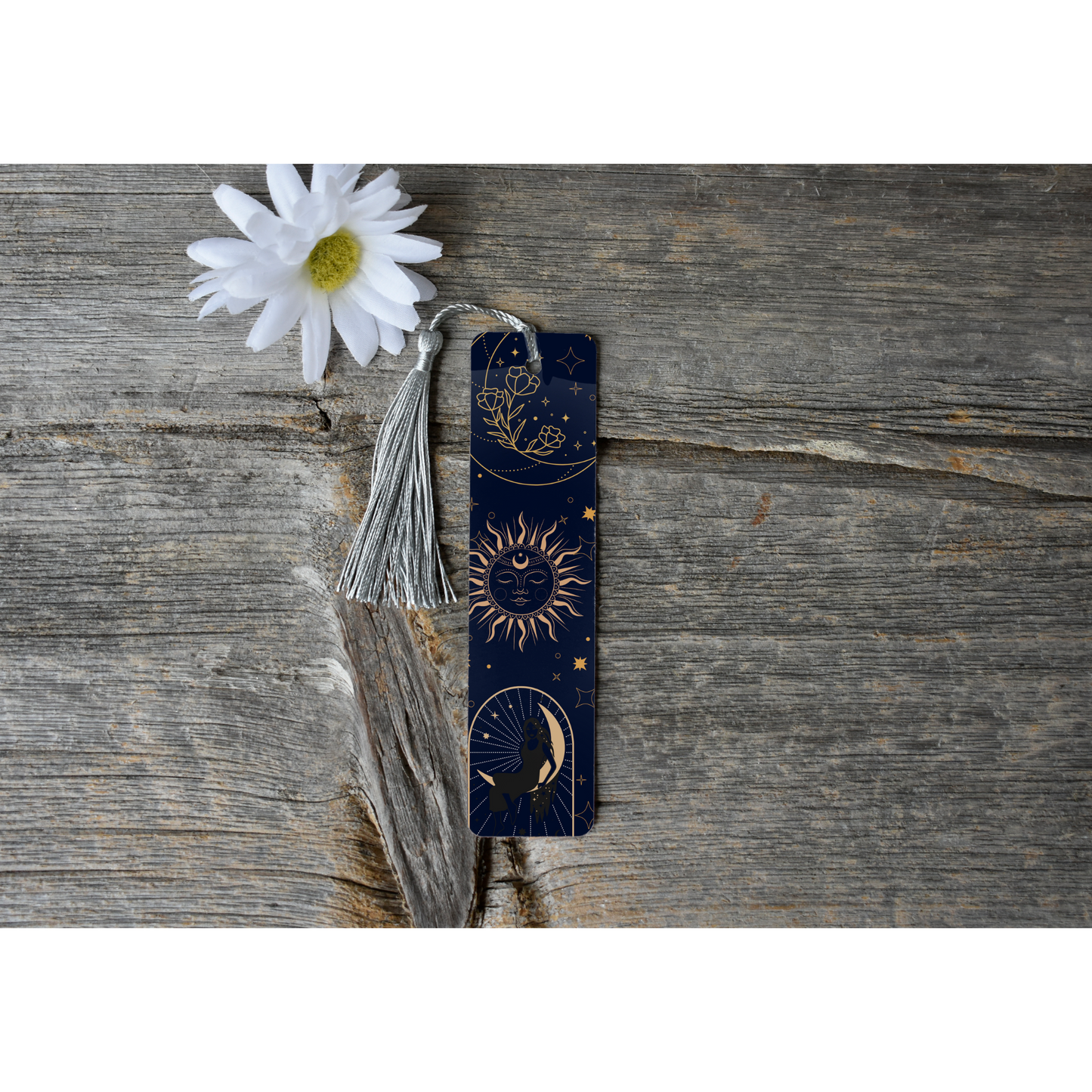 Aluminium Bookmark with Tassel - Stylish Metal Page Marker for Books and Journals