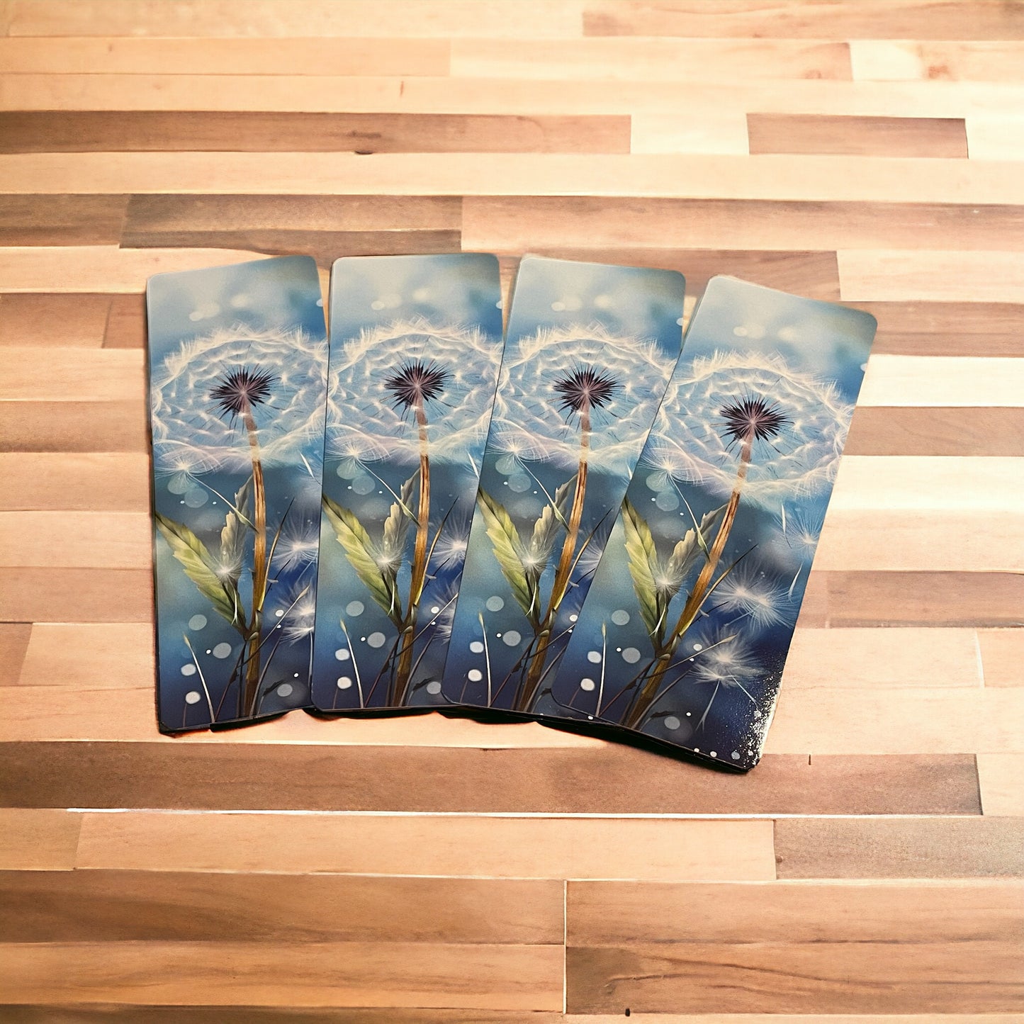 Lovely illustrated printed Dandelion bookmark, Page Saver, Book Lover Gift,