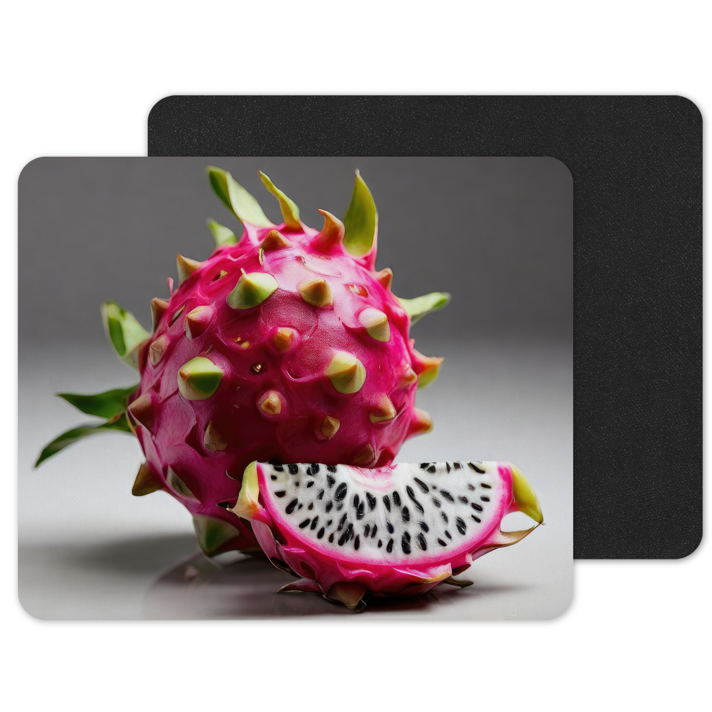 Printed Anti-Slip Mouse Mat Pad - Dragon Fruit Design