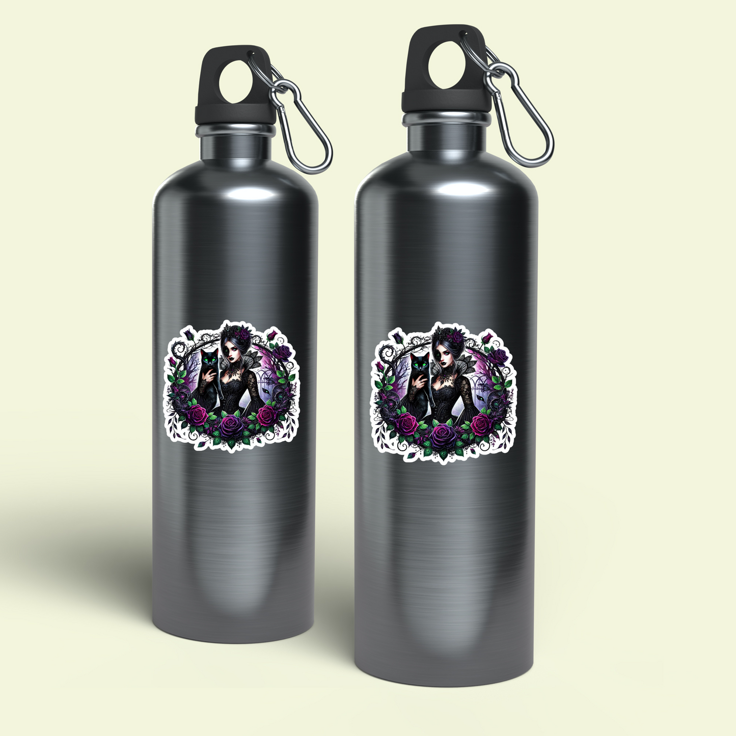 Gothic Princess Vinyl Sticker ,Laptop, scrapbook, junk journal ,crafts,water Bottle