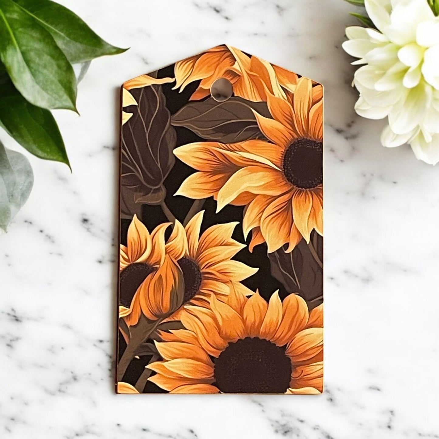 12 X Sunflowers Gift Tags, Gift Wrapping, Luggage Tags, Card Making