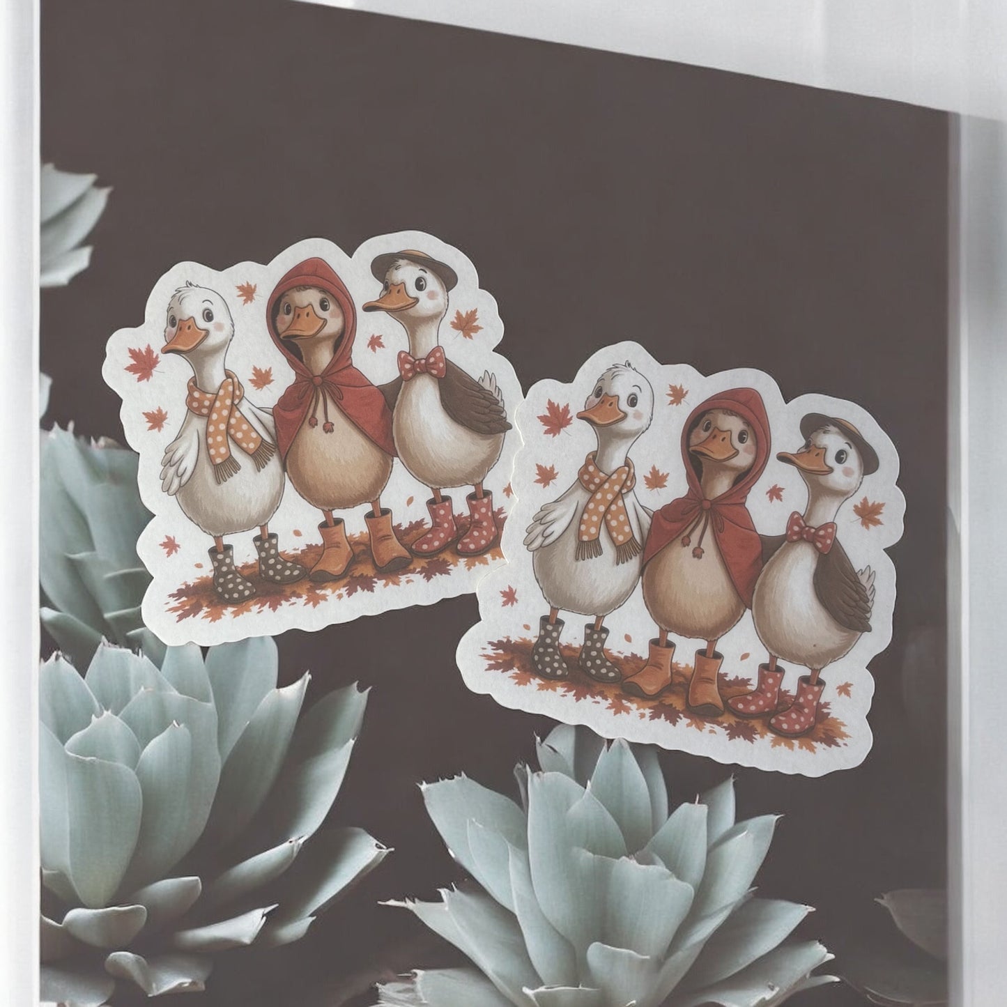 Cozy Goose Vinyl Sticker,Laptop, scrapbook, junk journal ,crafts, Water Bottle