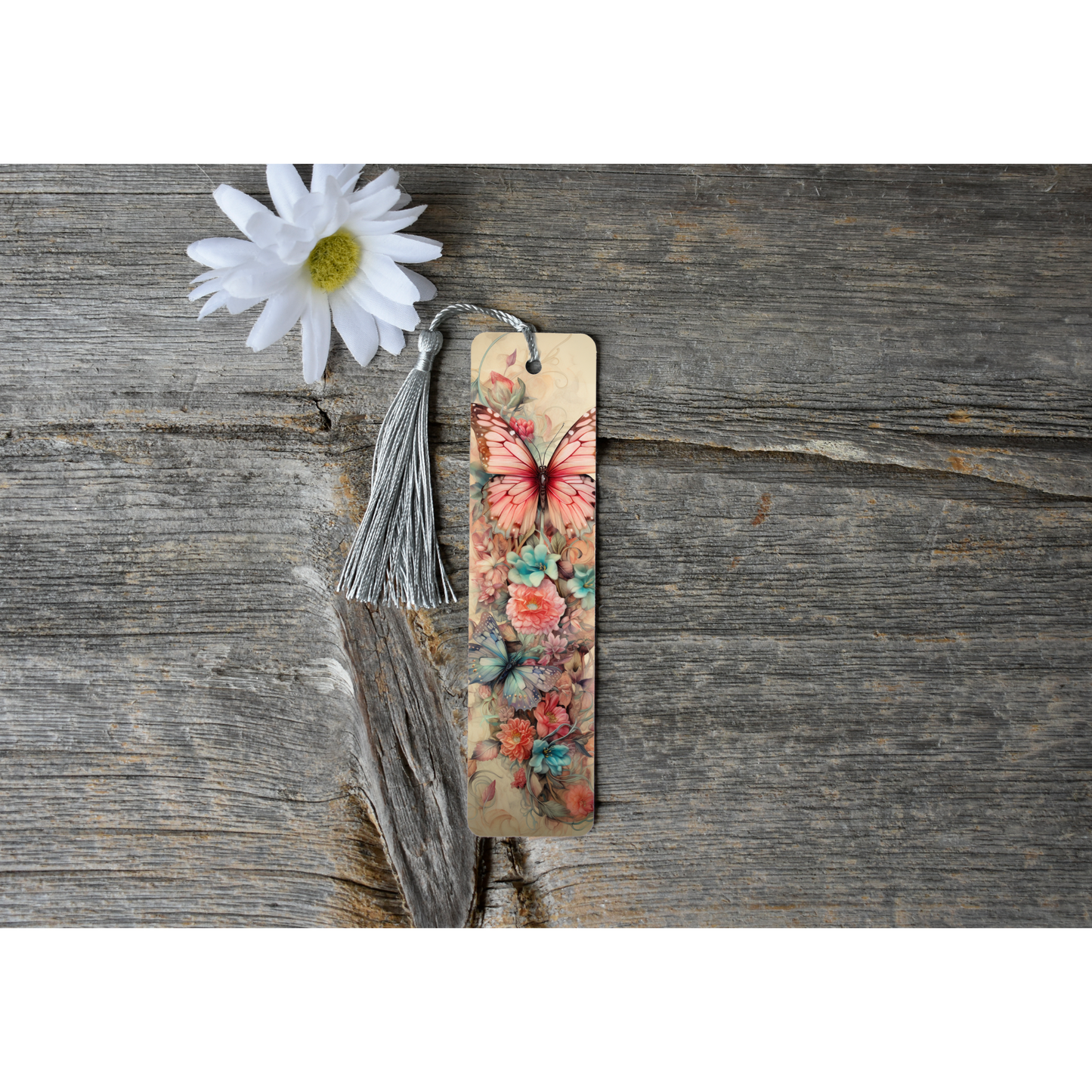 Aluminium Bookmark with Tassel - Stylish Metal Page Marker for Books and Journals