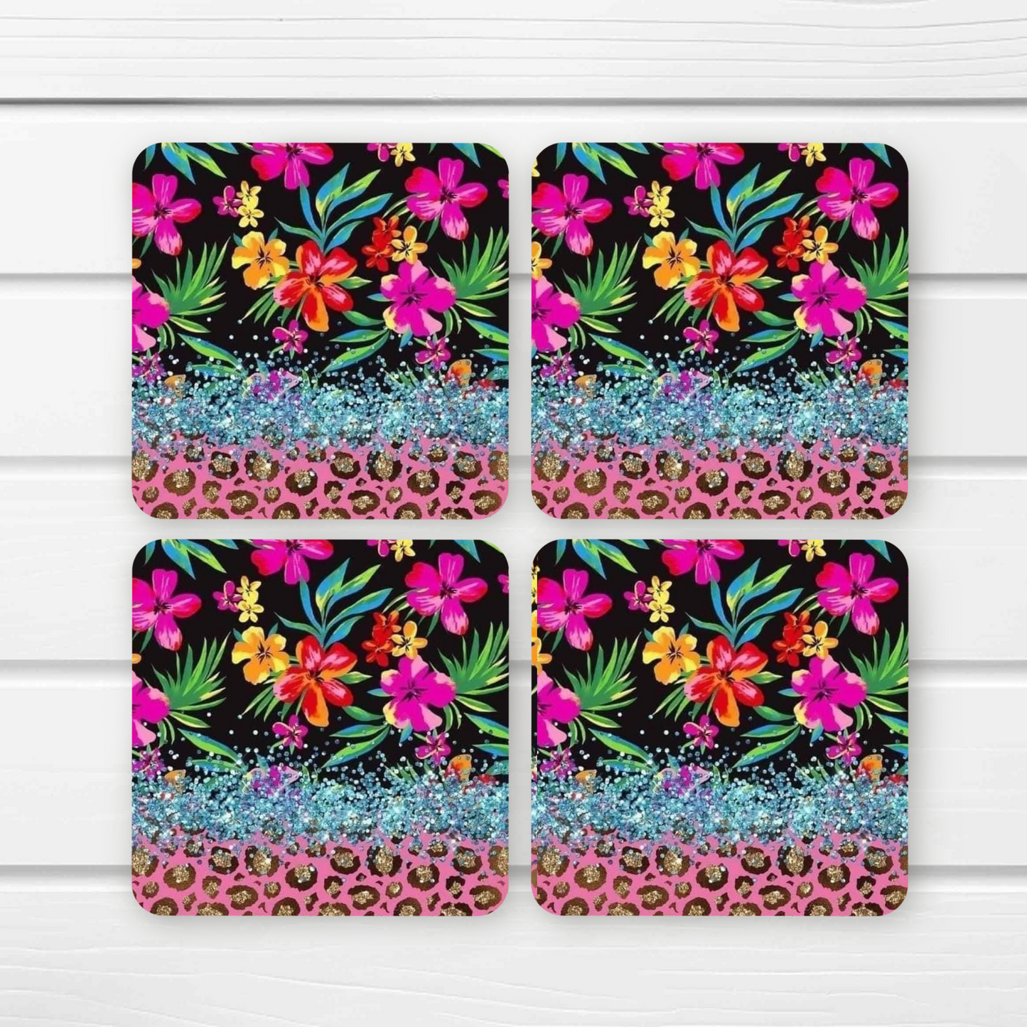 Beautifully Printed Breeze wooden Coasters for Stylish Home Décor