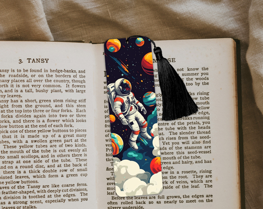 Astronaught Aluminium Bookmark, Stylish Metal Page Marker for Books,Journals