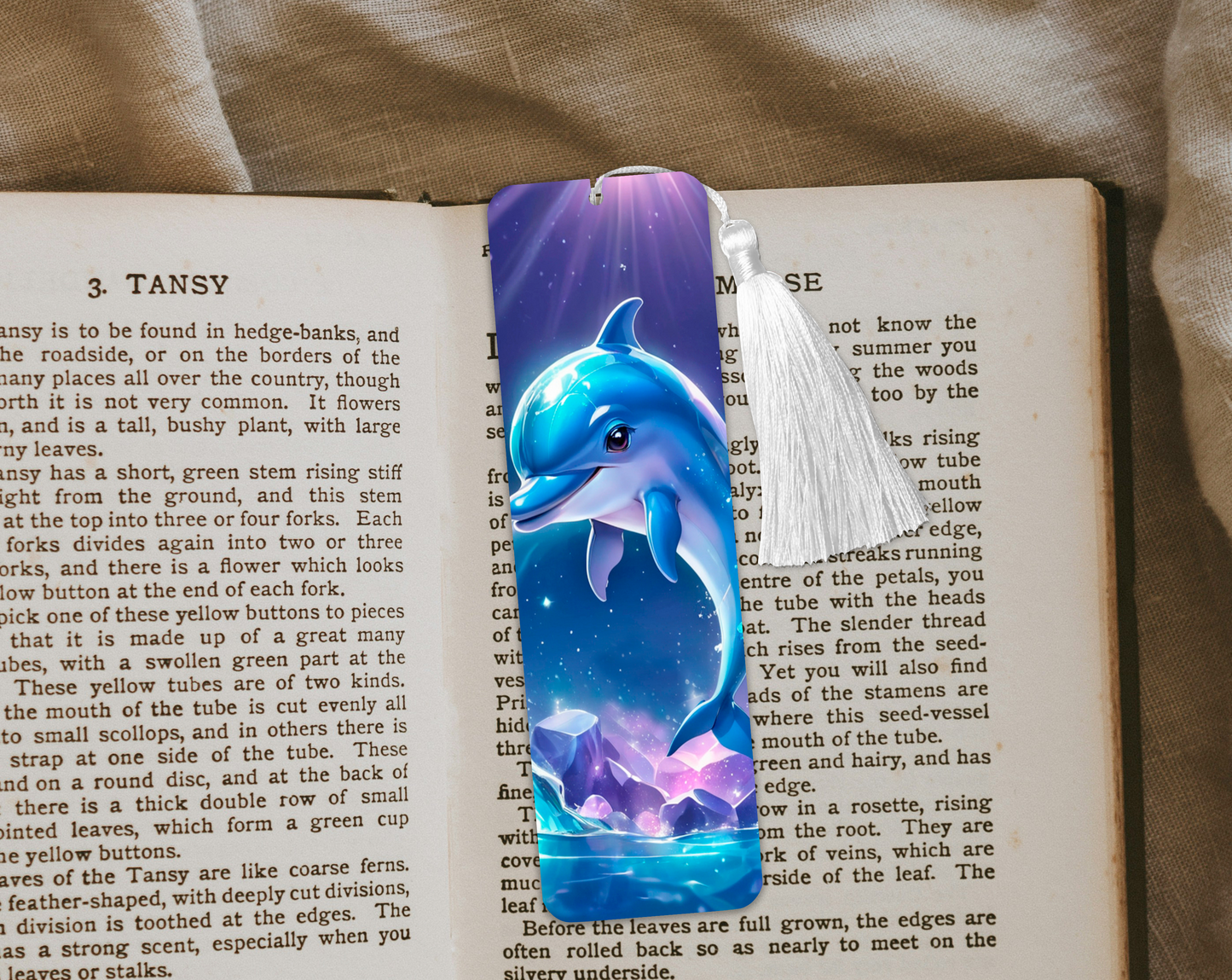 Dolphin Aluminium Bookmark, Stylish Metal Page Marker for Books,Journals