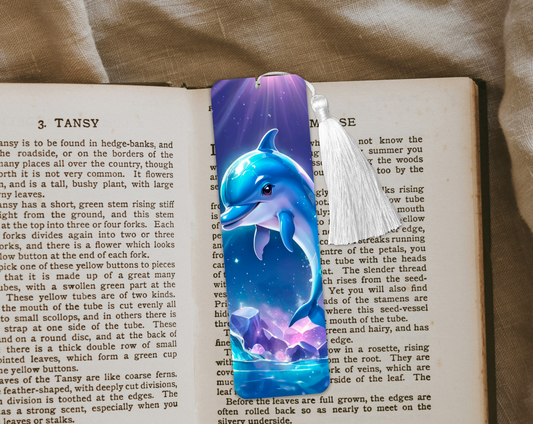 Dolphin Aluminium Bookmark, Stylish Metal Page Marker for Books,Journals