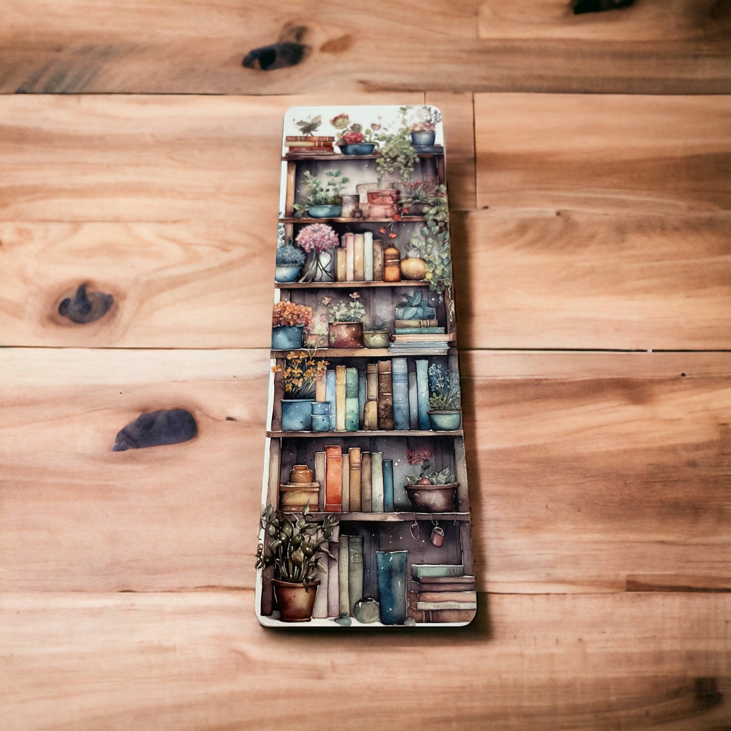 Lovely illustrated printed bookmark, Page Saver, Book Lover Gift, Book shelf
