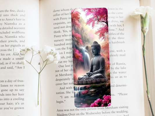 Aluminium Bookmark with Tassel -buddha, Stylish Metal Page Marker for Books,Journals