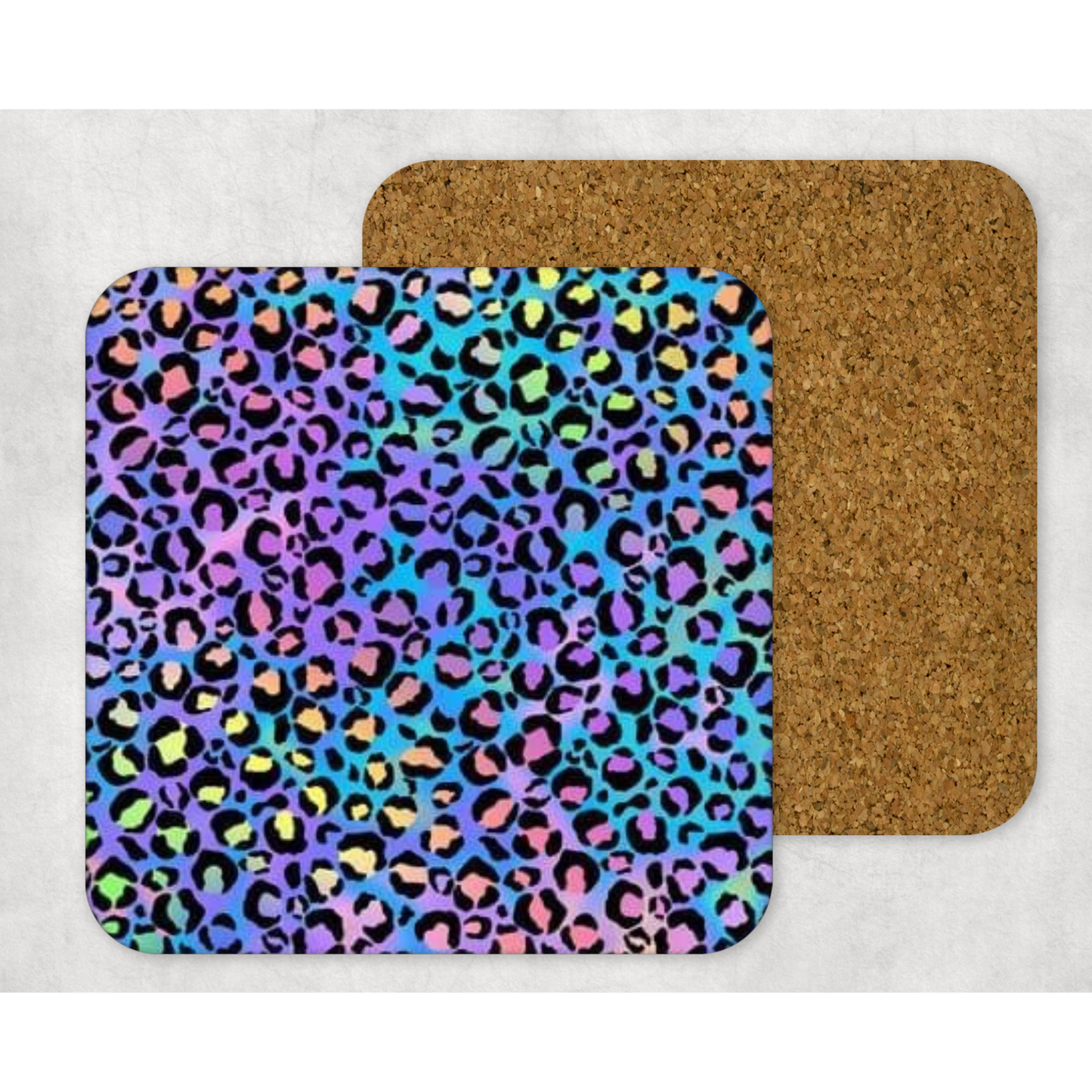 Beautifully Printed Colourful Animal Print Wooden Coasters for Stylish Home Décor