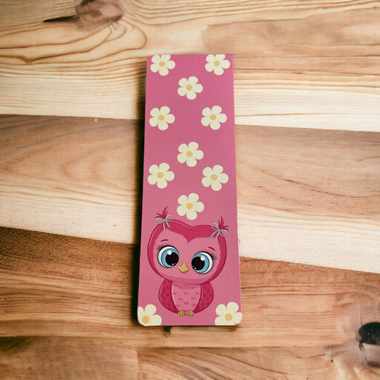 Lovely illustrated printed bookmark, Page Saver, Book Lover Gift, Cute Owl