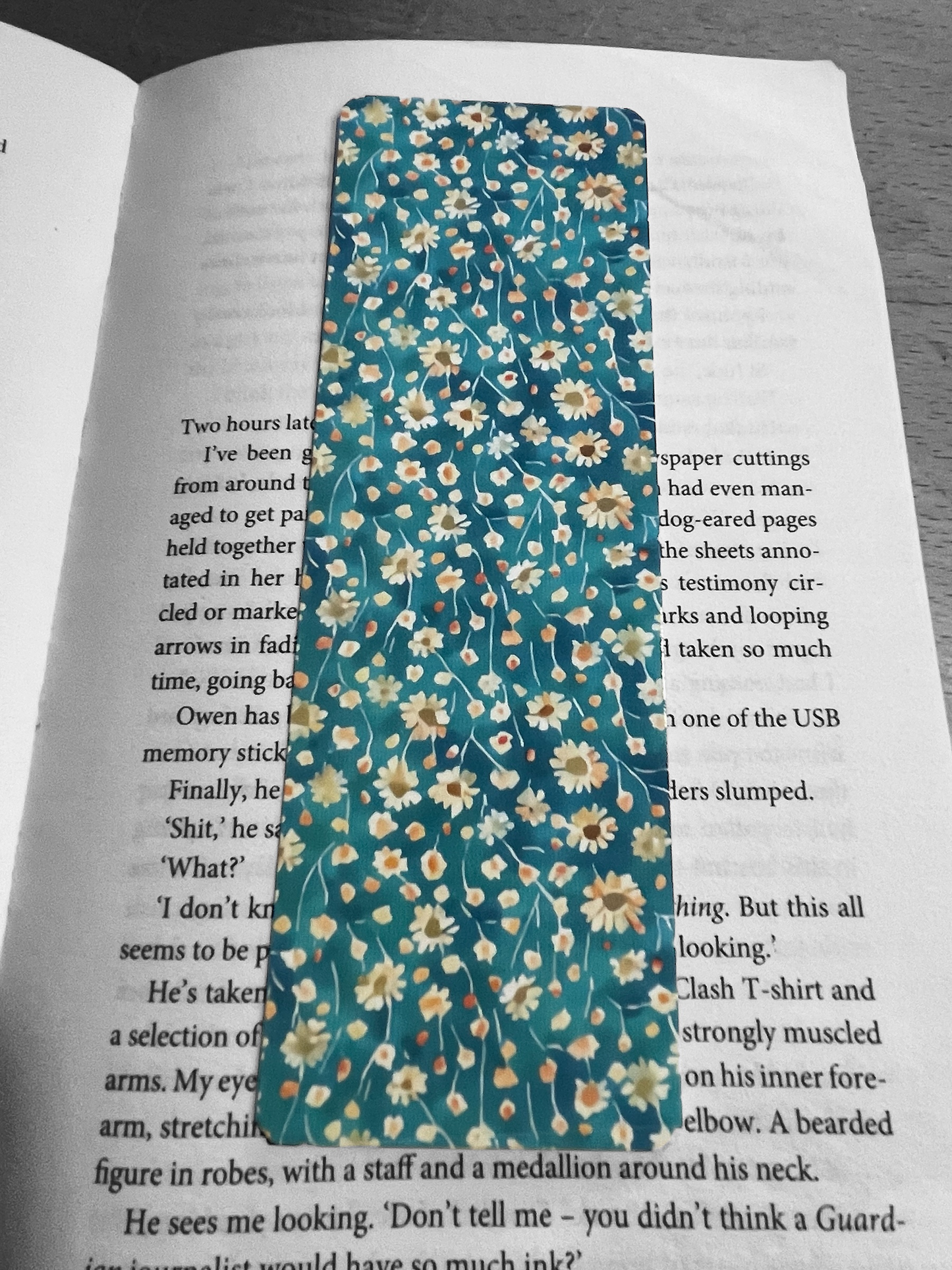 Lovely illustrated Daisy bookmark, Page Saver, Book Lover Gift, (Copy) (Copy)