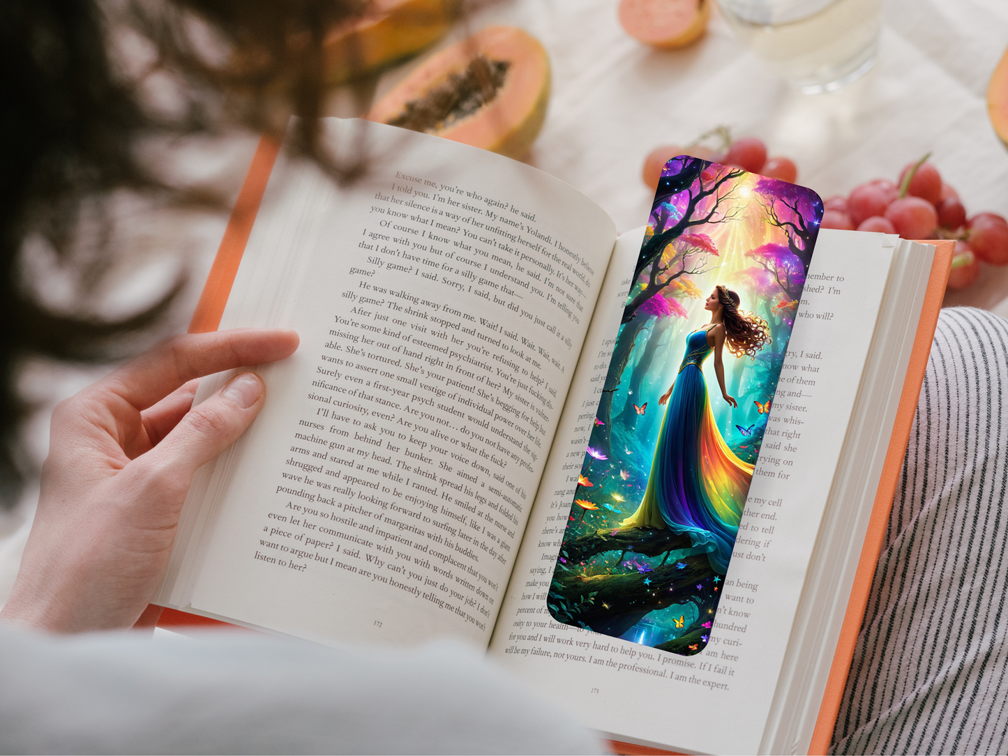 Lovely illustrated Fairy printed bookmark, Page Saver, Book Lover Gift