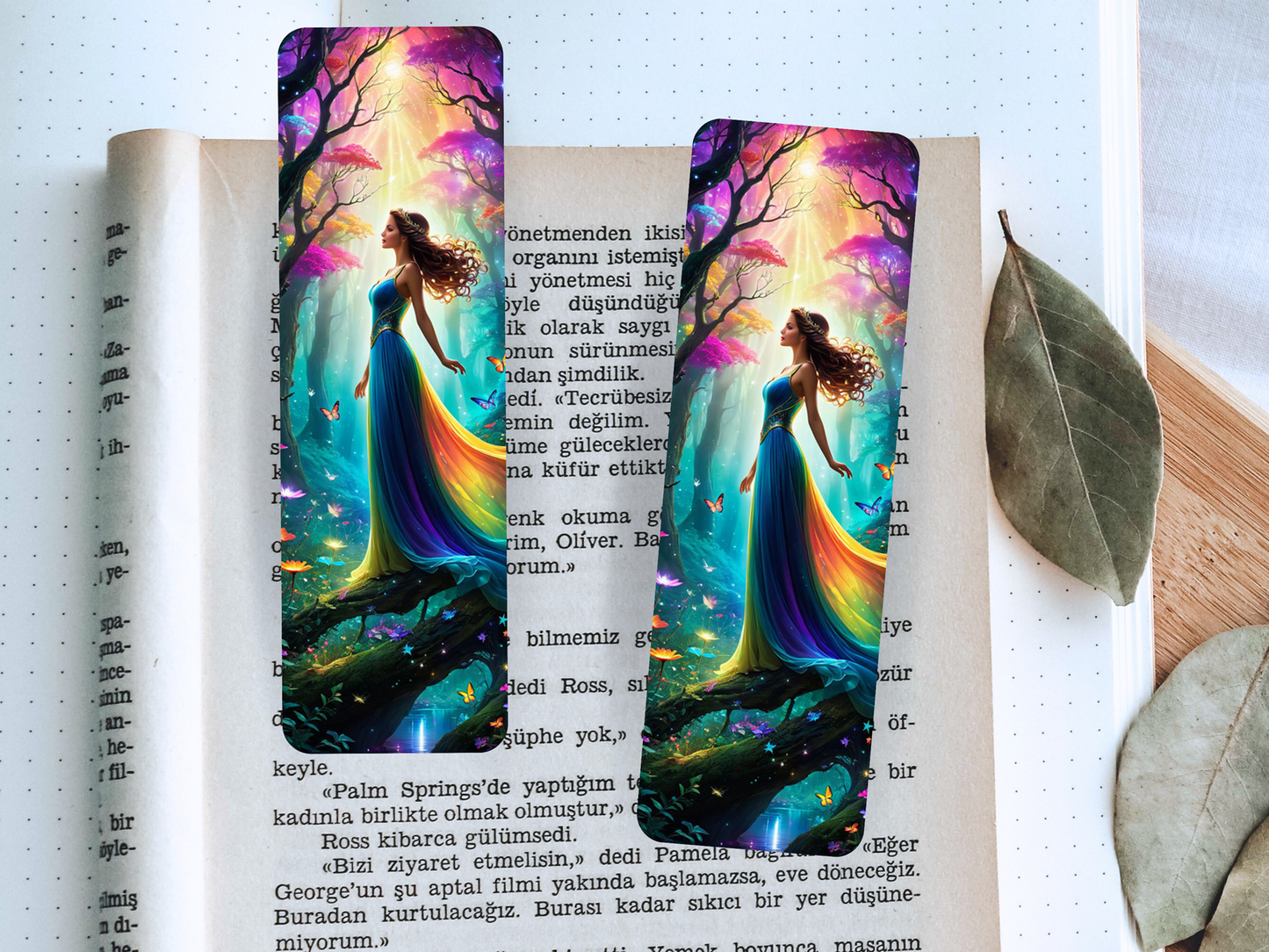 Lovely illustrated Fairy printed bookmark, Page Saver, Book Lover Gift