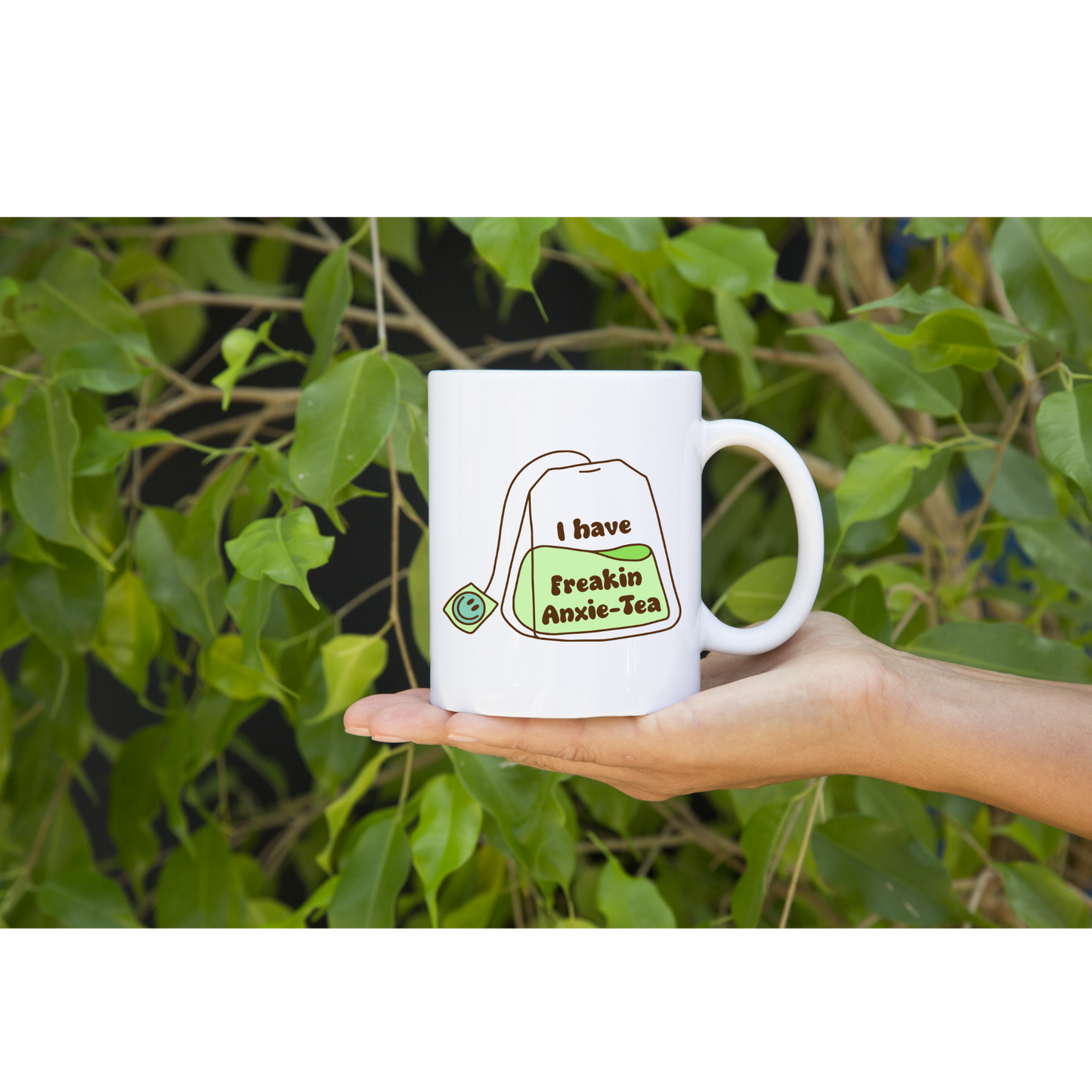 Unique I Have Freakin Anxietea Design Coffee Mug |11oz Tea Cup | Gift for Coffee Lovers