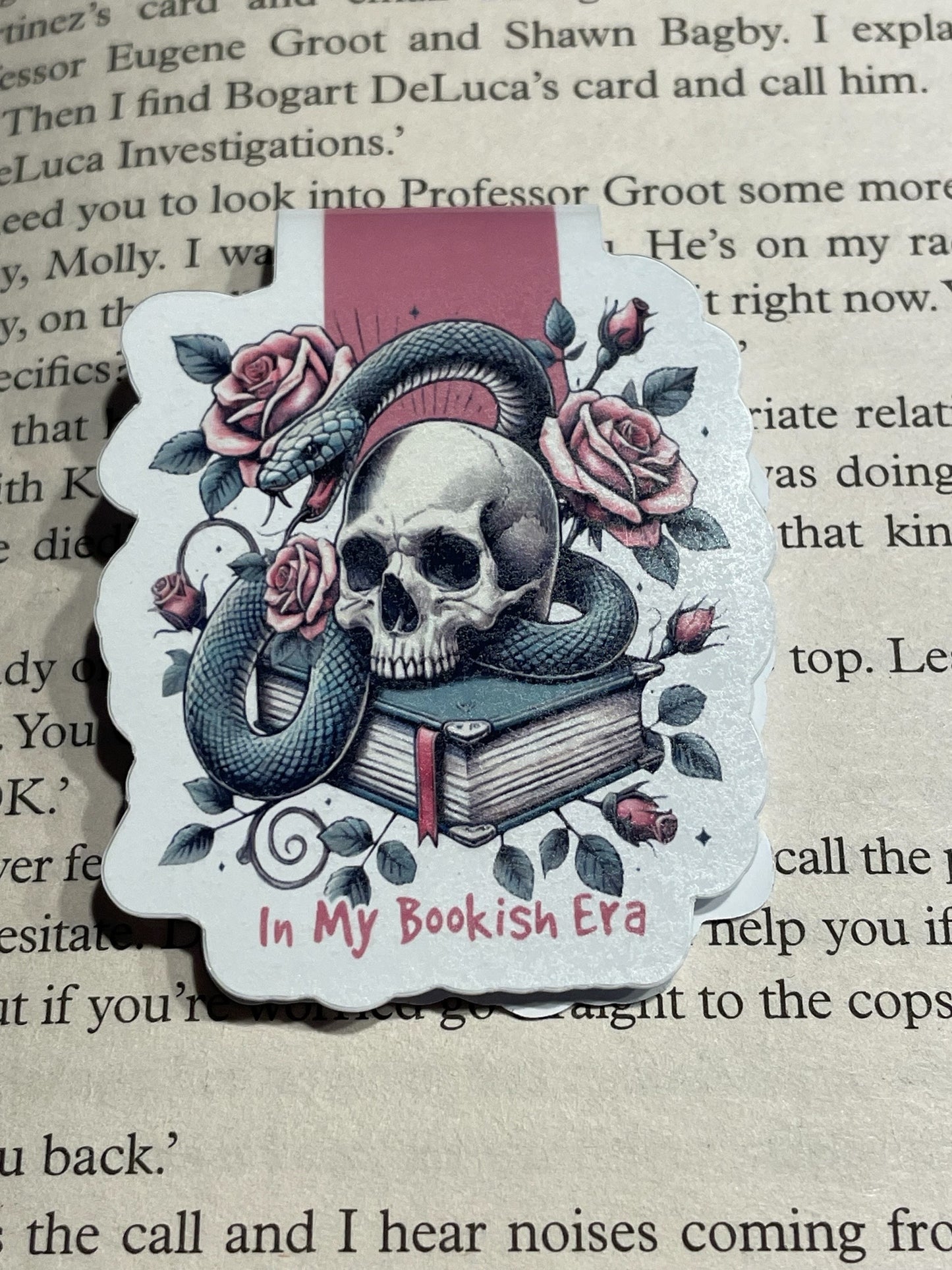 In My Bookish Era Magnetic bookmark, Page Saver, Book Lover Gift