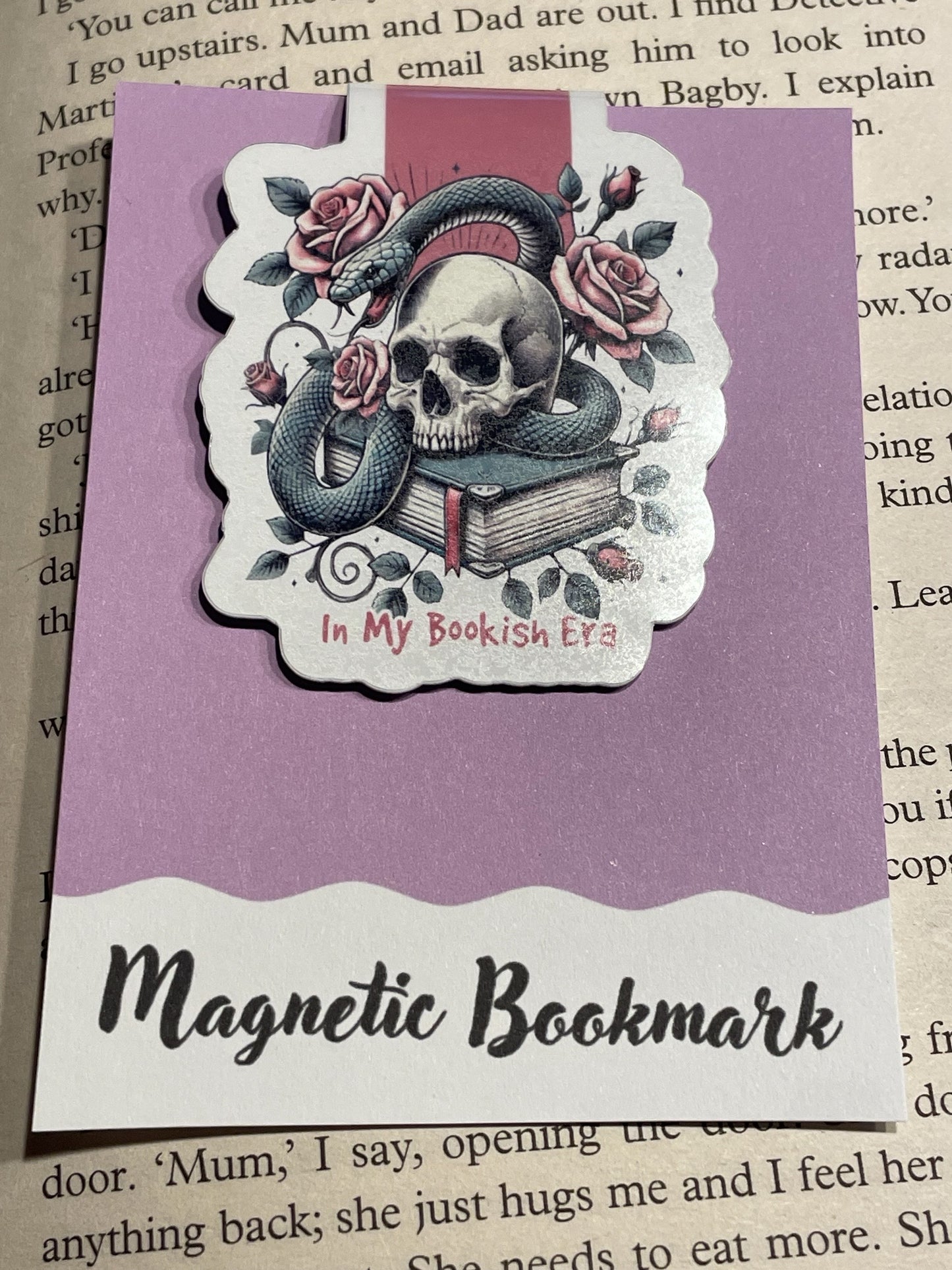 In My Bookish Era Magnetic bookmark, Page Saver, Book Lover Gift