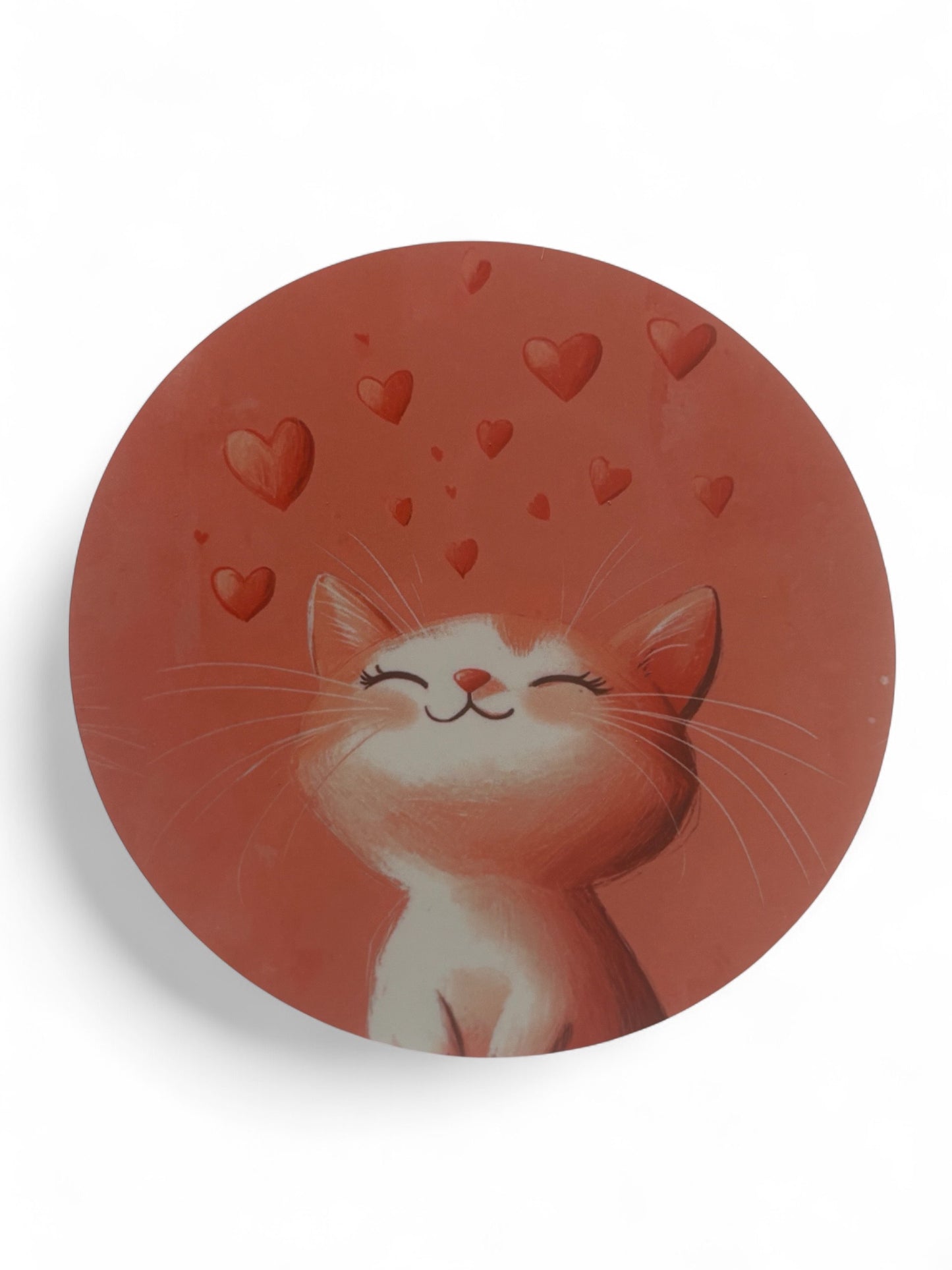 Printed  Cat Lover Wooden Coasters for Stylish Home Décor