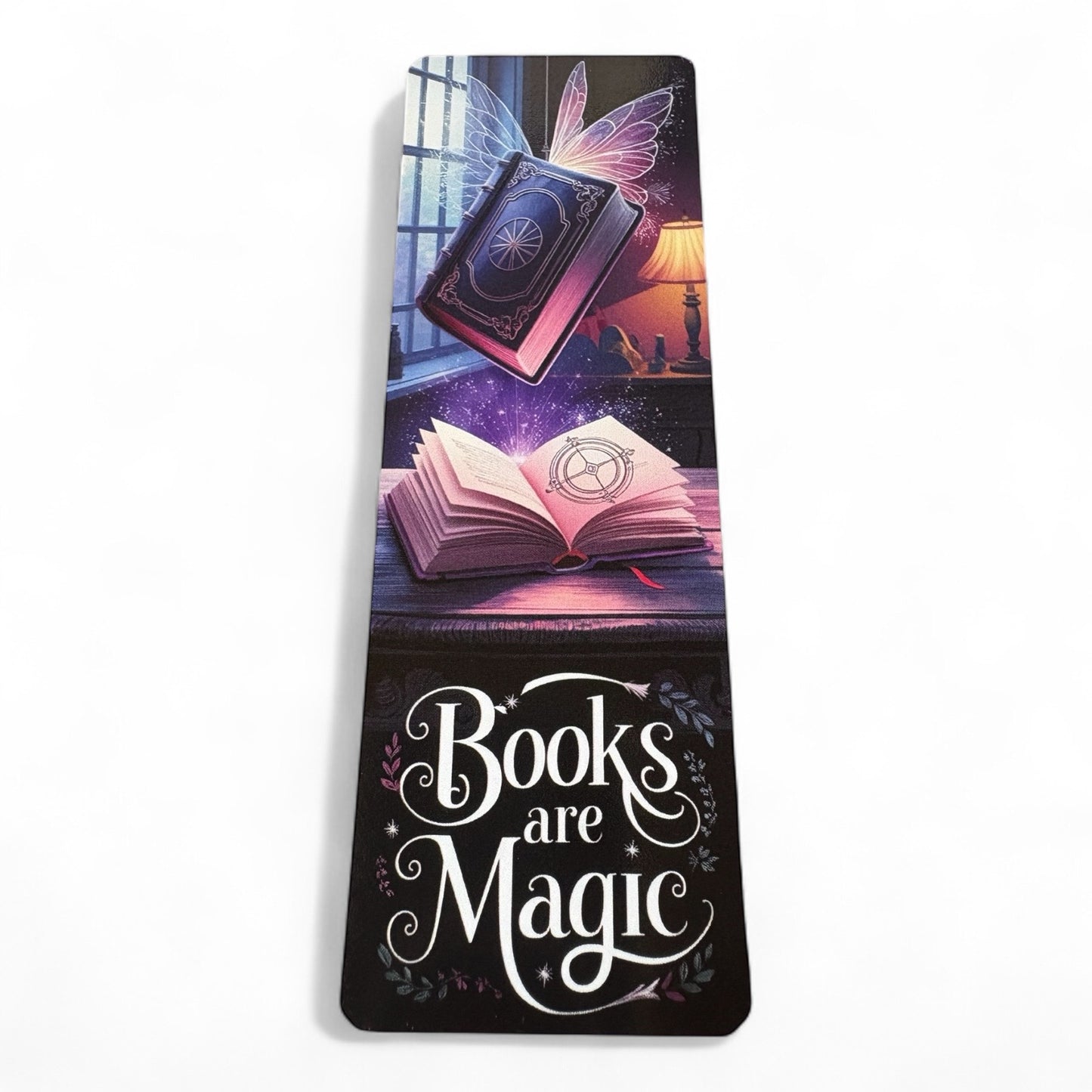 Lovely illustrated Books Are Magic printed bookmark, Page Saver, Book Lover Gift