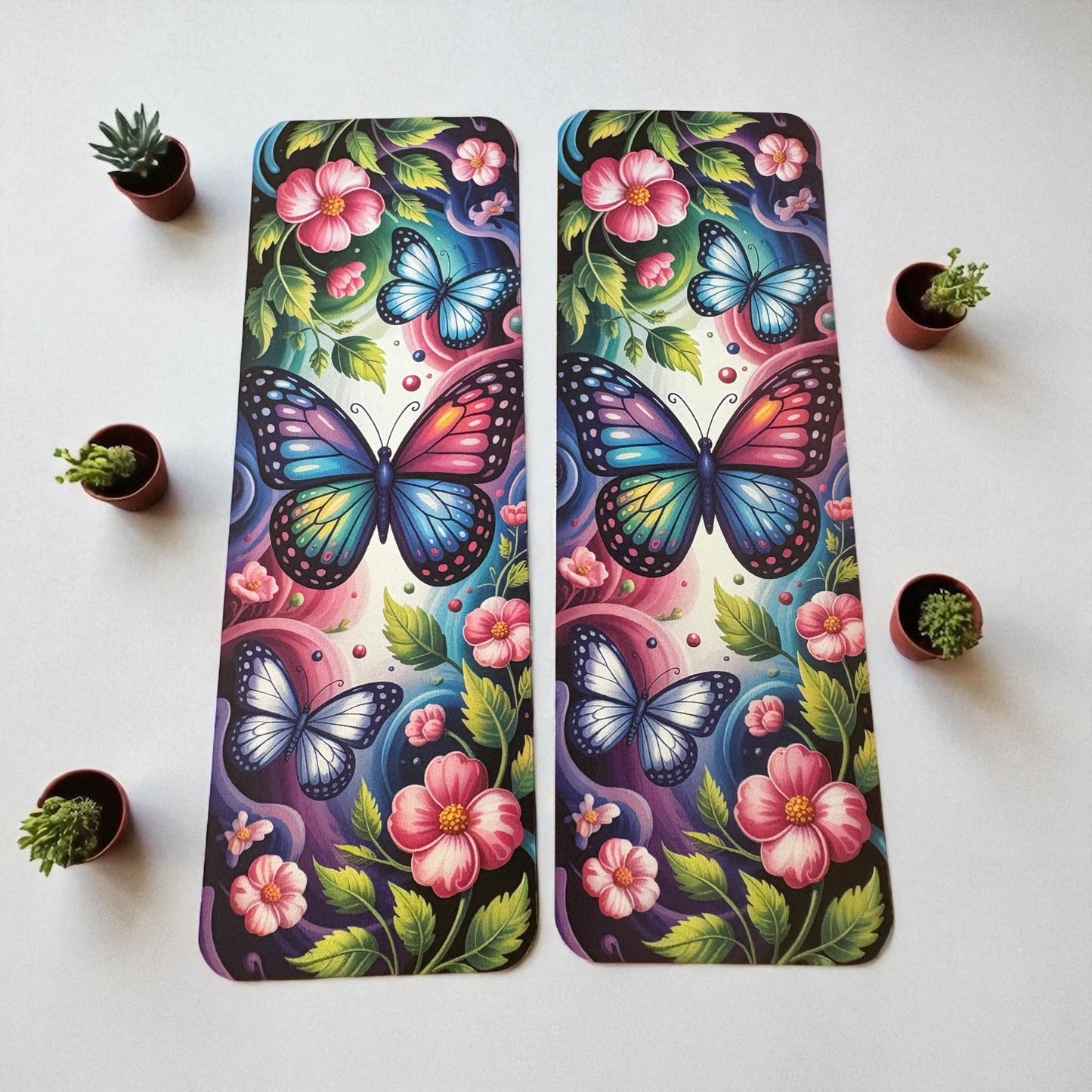 Lovely illustrated Vibrant Butterfly printed bookmark, Page Saver, Book Lover Gift