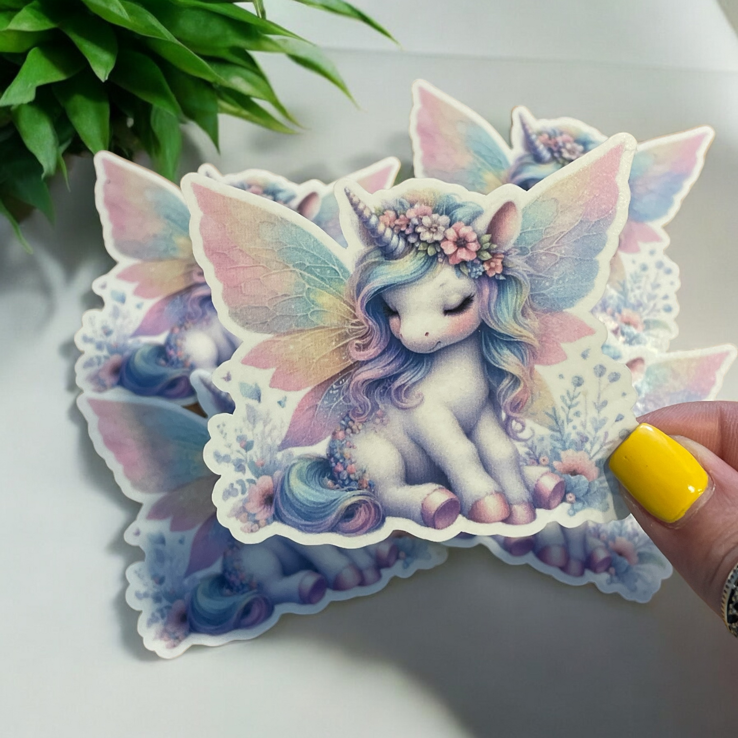 Unicorn Vinyl Sticker ,Laptop, scrapbook, junk journal ,crafts, Water Bottle